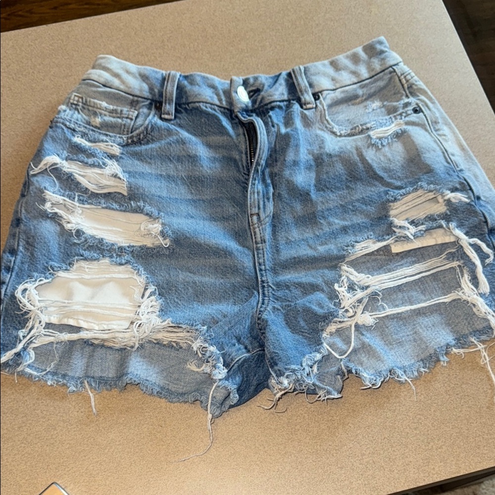 Distressed Denim Shorts by American Eagle